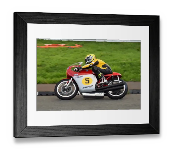 Framed Print : Ian Lougher (MV) 2018 Senior Classic TT Framed Print : Ian Lougher (MV) 2018 Senior Classic TT