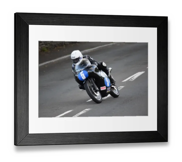 Framed Print : Adam McLean (AJS) 2018 Junior Classic TT Framed Print : Adam McLean (AJS) 2018 Junior Classic TT