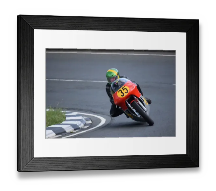Framed Print : Chris McGahan (Honda) 2018 Senior Classic TT Framed Print : Chris McGahan (Honda) 2018 Senior Classic TT