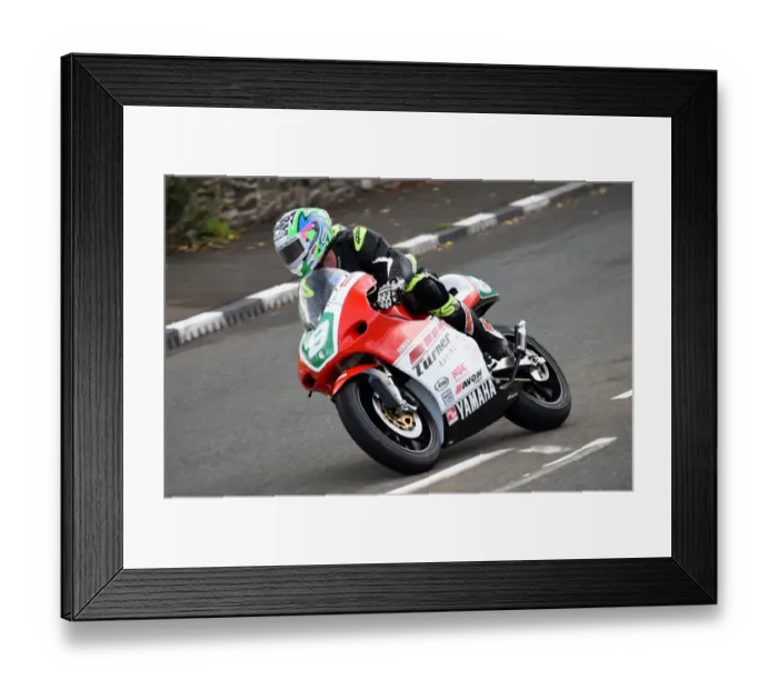 Framed Print : Michael Sweeney (Yamaha) 2018 Lightweight Classic TT Framed Print : Michael Sweeney (Yamaha) 2018 Lightweight Classic TT