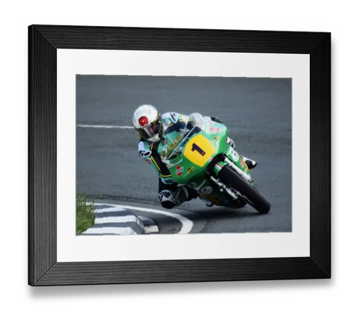 Framed Print : John McGuinness (Paton) 2018 Senior Classic TT