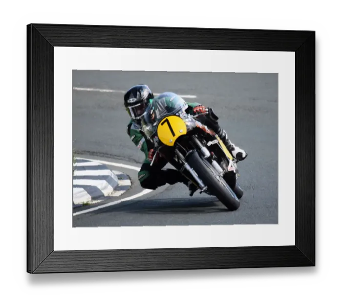 Framed Print : Joey Thompson (Norton) 2018 Senior Classic TT Framed Print : Joey Thompson (Norton) 2018 Senior Classic TT