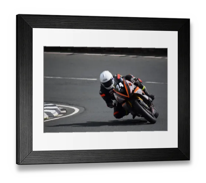 Framed Print : David McConnachy (Triumph) 2018 Junior Manx Grand Prix Framed Print : David McConnachy (Triumph) 2018 Junior Manx Grand Prix