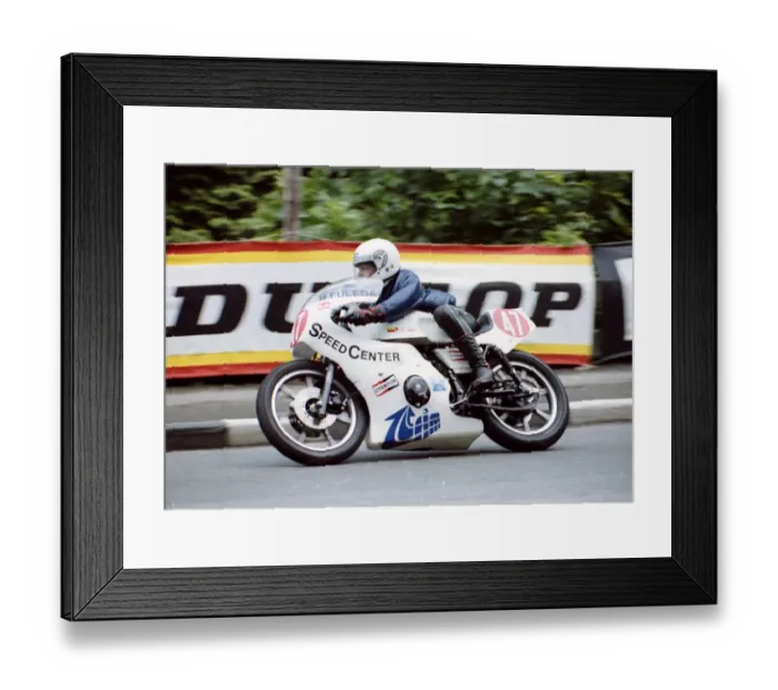Framed Print : Hermann Fuleda (Kawasaki) 1981 Formula One TT Framed Print : Hermann Fuleda (Kawasaki) 1981 Formula One TT