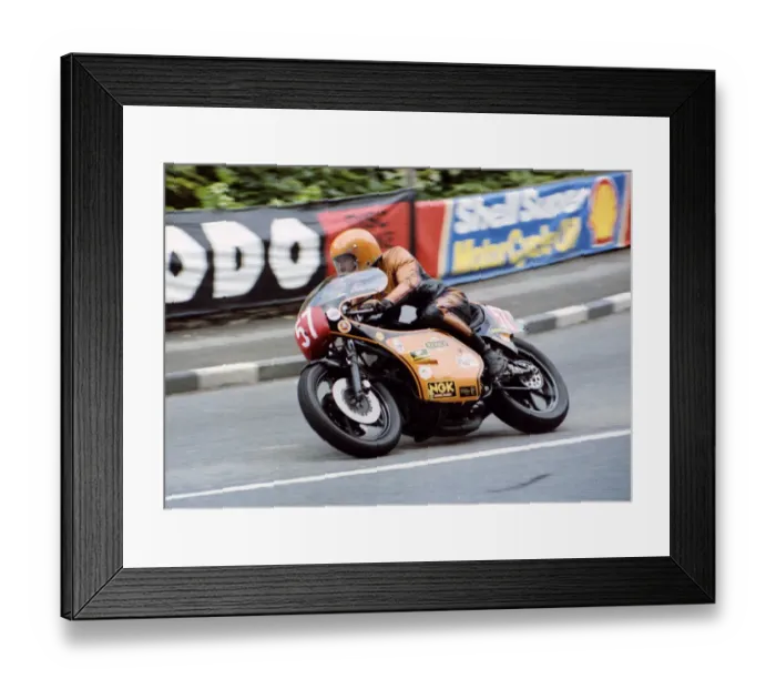 Framed Print : Dave Kerby (Kerby Kawasaki) 1981 Formula One TT Framed Print : Dave Kerby (Kerby Kawasaki) 1981 Formula One TT