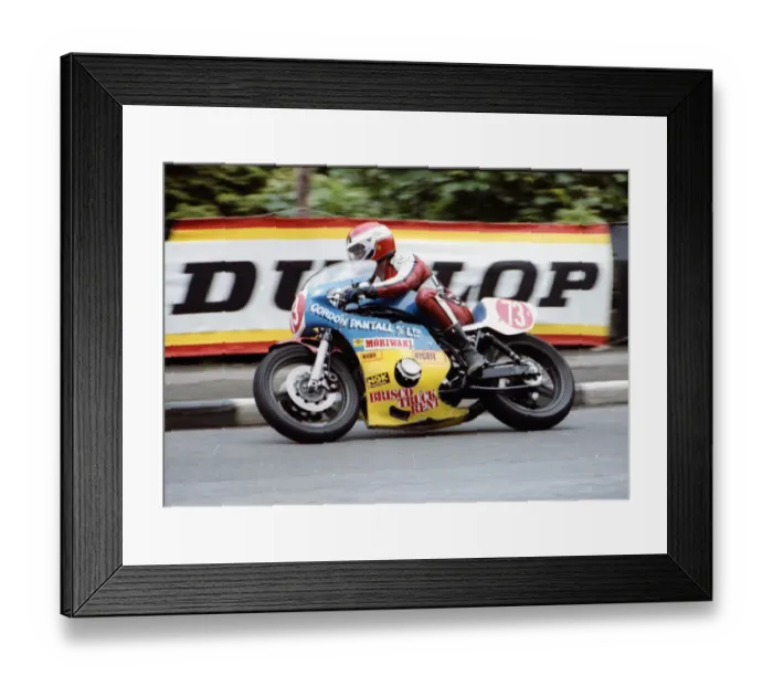 Framed Print : Peter Labuschagne (Keeston Kawasaki) 1981 Formula One TT Framed Print : Peter Labuschagne (Keeston Kawasaki) 1981 Formula One TT