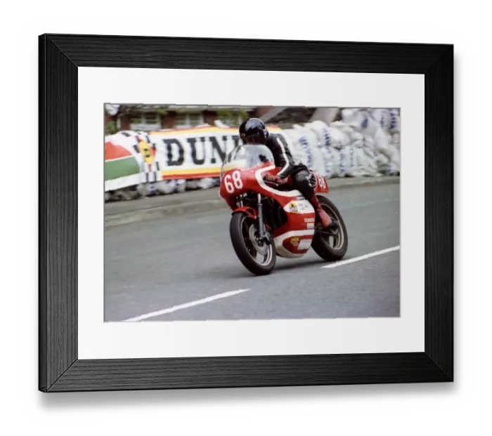 Framed Print : Roy Jeffreys (Kawasaki) 1981 Formula One TT Framed Print : Roy Jeffreys (Kawasaki) 1981 Formula One TT