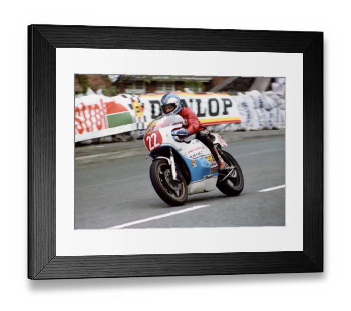 Framed Print : Stan Woods (Honda) 1981 Formula One TT Framed Print : Stan Woods (Honda) 1981 Formula One TT