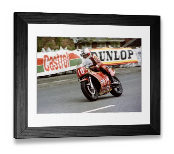 Framed Print : Mick Grant (Suzuki) 1981 Formula One TT Framed Print : Mick Grant (Suzuki) 1981 Formula One TT