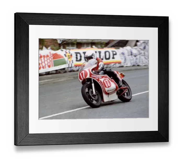 Framed Print : Sam McClements (Suzuki) 1981 Formula One TT Framed Print : Sam McClements (Suzuki) 1981 Formula One TT