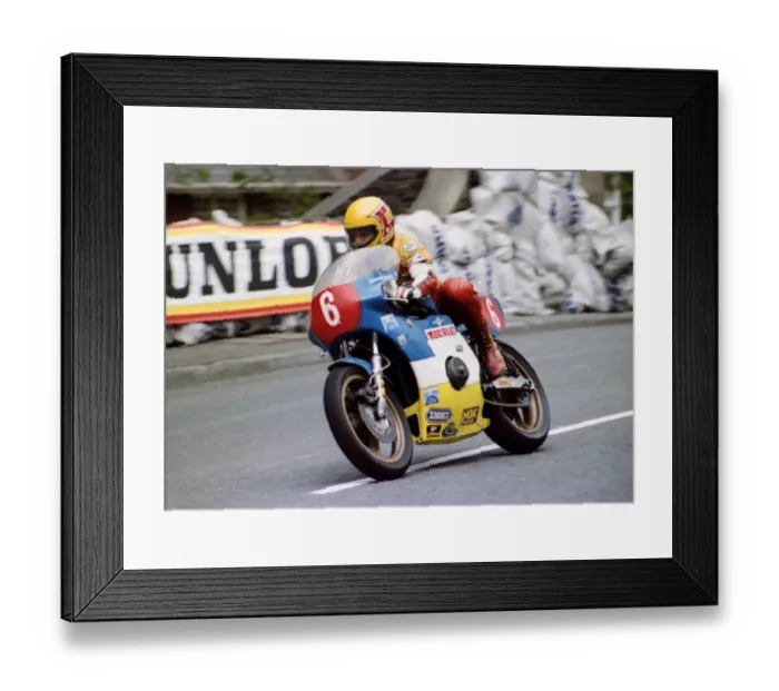 Framed Print : Graeme McGregor (Moriwaki Kawasaki) 1981 Formula One TT Framed Print : Graeme McGregor (Moriwaki Kawasaki) 1981 Formula One TT