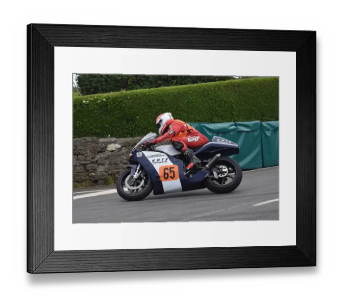 Framed Print : Bernard Fau (Yamaha) 2018 Pre TT Classic Framed Print : Bernard Fau (Yamaha) 2018 Pre TT Classic