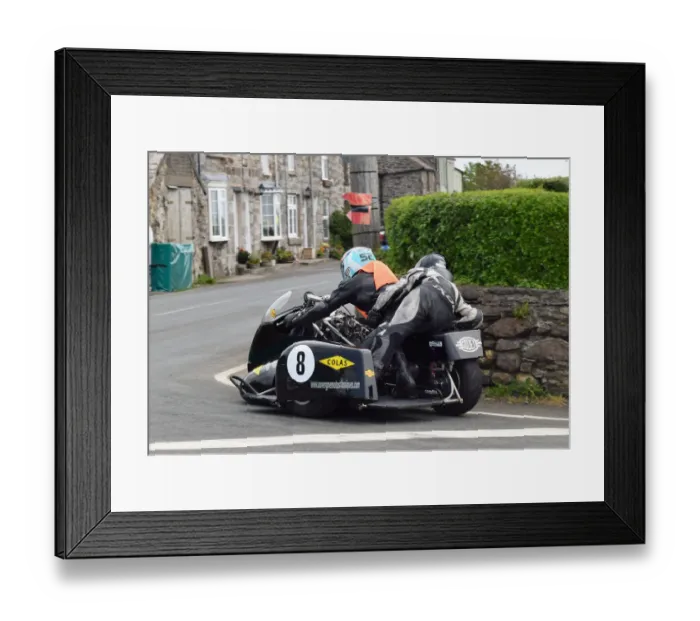 Framed Print : Herve Laur & Marie-Laure Ferrieu (Vincent) 2018 Pre TT Classic Framed Print : Herve Laur & Marie-Laure Ferrieu (Vincent) 2018 Pre TT Classic