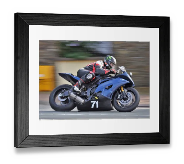 Framed Print : Erik Kjuus (Yamaha) 2017 Junior Manx Grand Prix Framed Print : Erik Kjuus (Yamaha) 2017 Junior Manx Grand Prix