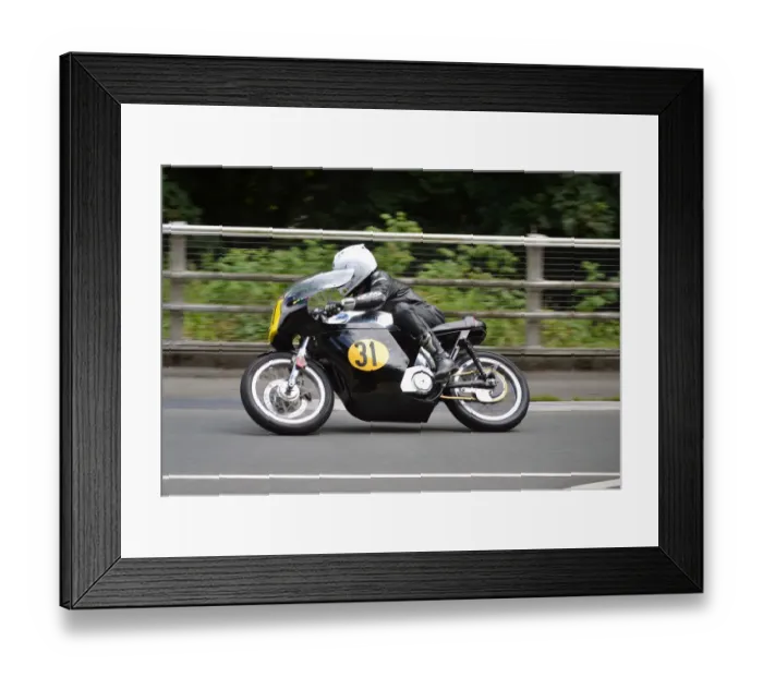 Framed Print : Mark Herbertson (Norton) 2017 Senior Classic TT Framed Print : Mark Herbertson (Norton) 2017 Senior Classic TT