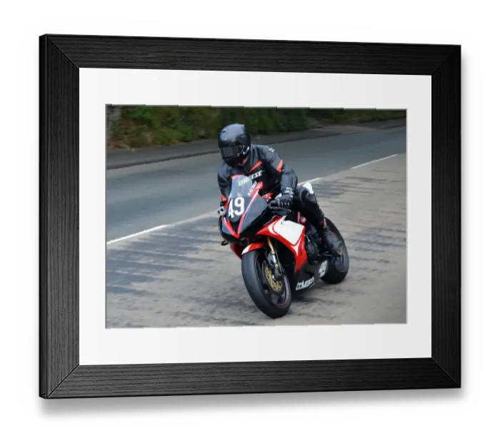 Framed Print : Jason Brewster (Triumph) 2017 Junior Manx Grand Prix Framed Print : Jason Brewster (Triumph) 2017 Junior Manx Grand Prix