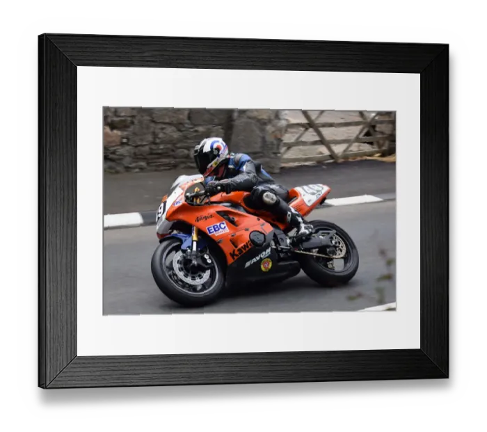 Framed Print : Rad Hughes (Kawasaki) 2018 Southern 100 Framed Print : Rad Hughes (Kawasaki) 2018 Southern 100