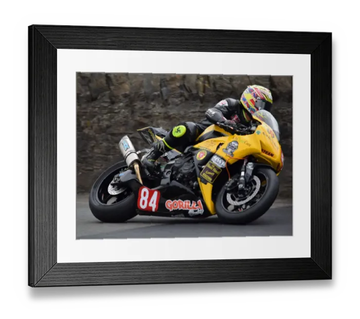 Framed Print : Matt Mylchreest (Honda) 2018 Southern 100 Framed Print : Matt Mylchreest (Honda) 2018 Southern 100