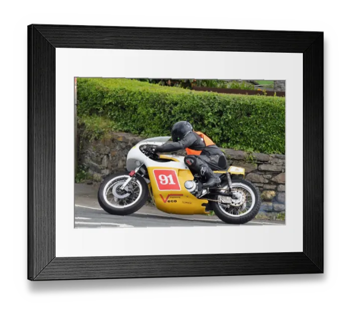 Framed Print : Nicolai Kliinker (Triumph) 2018 Pre TT Classic Framed Print : Nicolai Kliinker (Triumph) 2018 Pre TT Classic