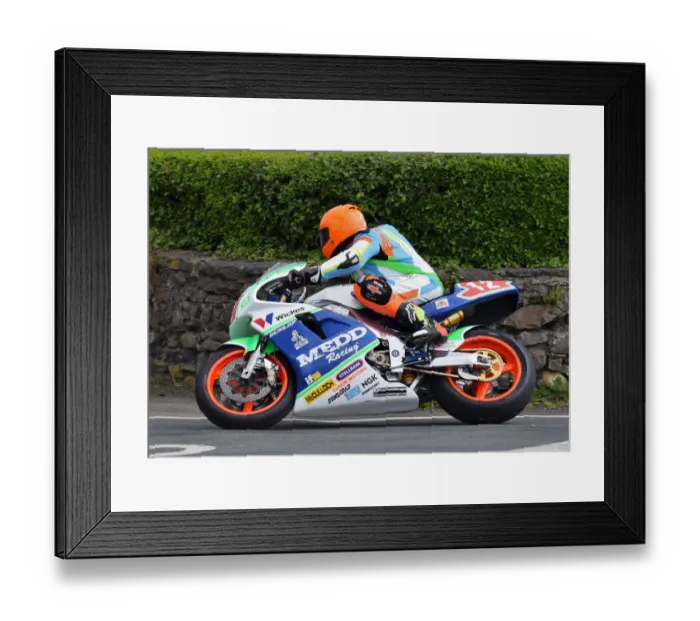 Framed Print : James Ford (Yamaha) 2018 Pre TT Classic Framed Print : James Ford (Yamaha) 2018 Pre TT Classic