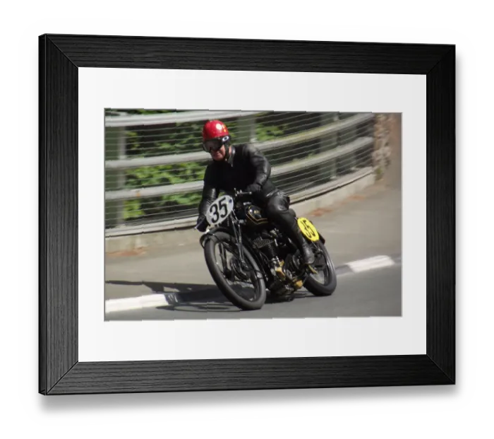 Framed Print : John Kidson (AJS) 2011 Classic TT Lap Framed Print : John Kidson (AJS) 2011 Classic TT Lap