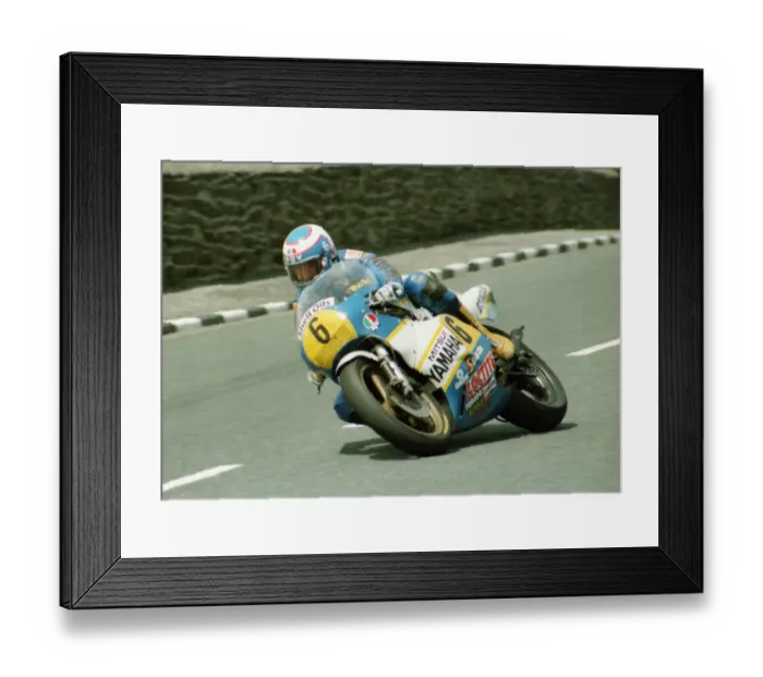 Framed Print : Steve Parrish (Yamaha) 1984 Senior TT Framed Print : Steve Parrish (Yamaha) 1984 Senior TT