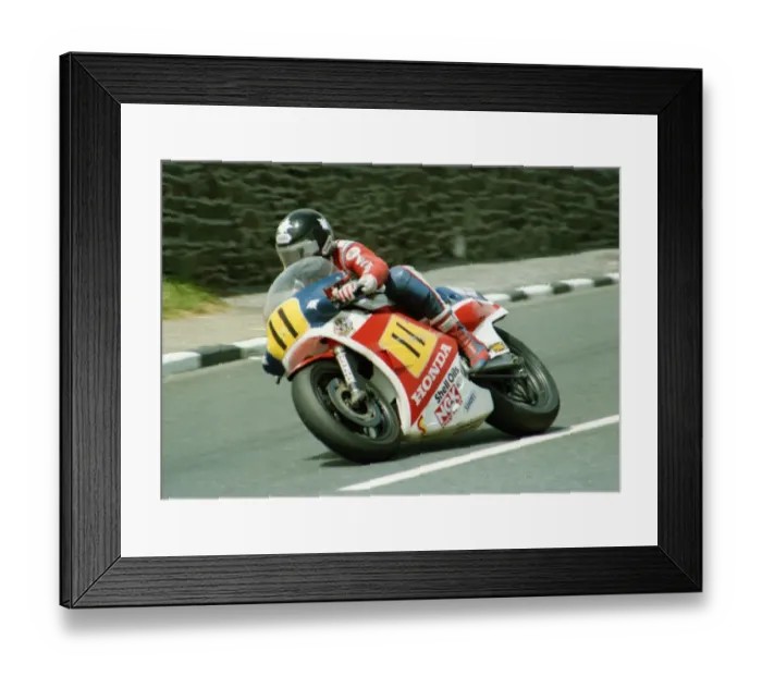 Framed Print : Roger Marshall (Honda) 1984 Senior TT Framed Print : Roger Marshall (Honda) 1984 Senior TT