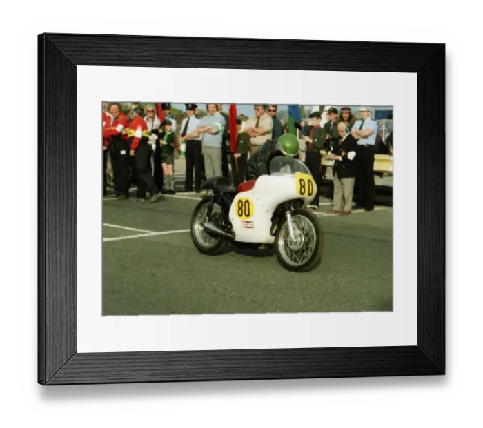 Framed Print : Charlie Dobson (Matchless) 1984 Historic TT Framed Print : Charlie Dobson (Matchless) 1984 Historic TT