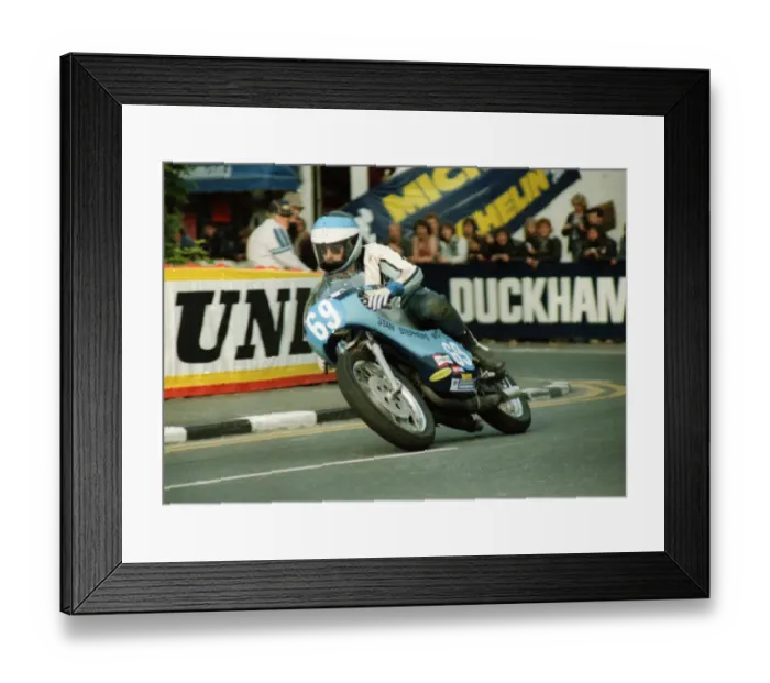 Framed Print : Mac McDiarmid (Suzuki) 1984 Historic TT Framed Print : Mac McDiarmid (Suzuki) 1984 Historic TT
