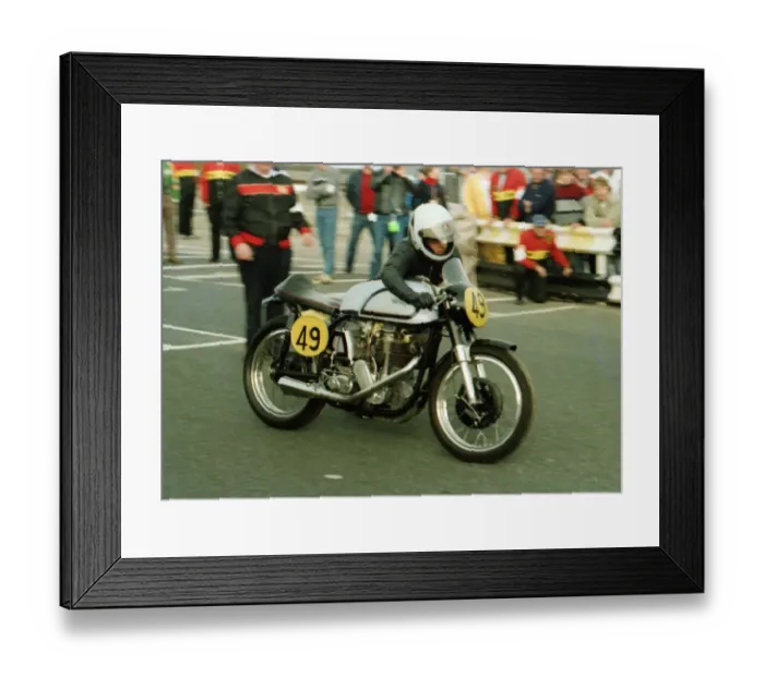 Framed Print : Euan Ferguson (Norton) 1984 Historic TT Framed Print : Euan Ferguson (Norton) 1984 Historic TT