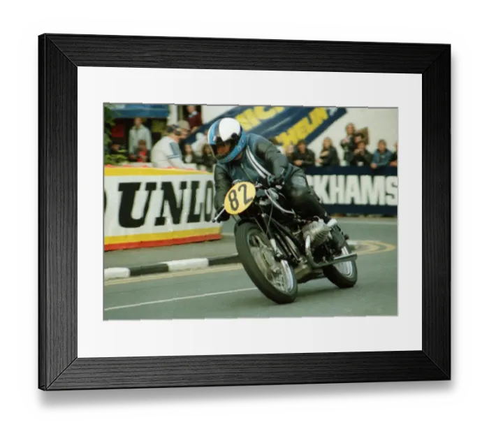 Framed Print : Dick Hawes (BMW) 1984 Historic TT Framed Print : Dick Hawes (BMW) 1984 Historic TT