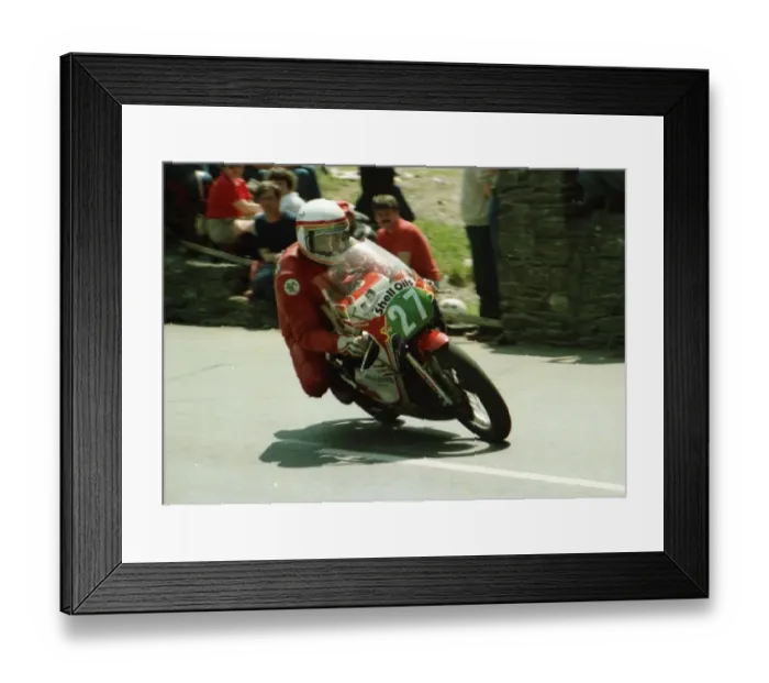 Framed Print : Phil Nicholls (Yamaha) 1984 Junior TT Framed Print : Phil Nicholls (Yamaha) 1984 Junior TT