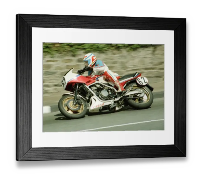 Framed Print : Yvan Beaud (Honda) 1984 Formula One TT Framed Print : Yvan Beaud (Honda) 1984 Formula One TT