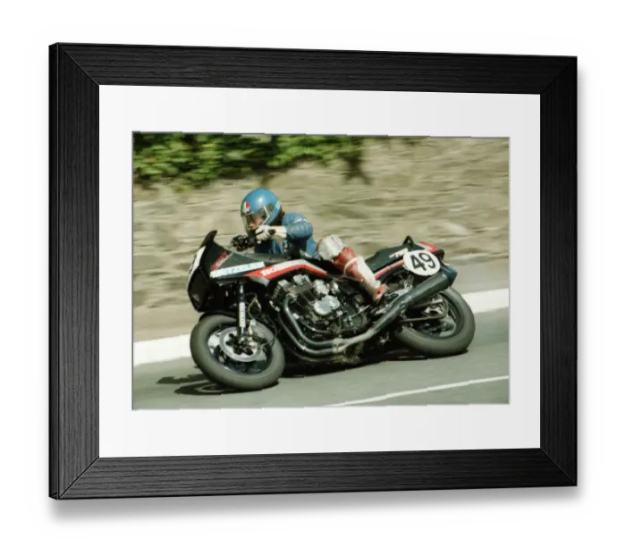 Framed Print : Peter Linden (Honda) 1984 Formula One TT Framed Print : Peter Linden (Honda) 1984 Formula One TT