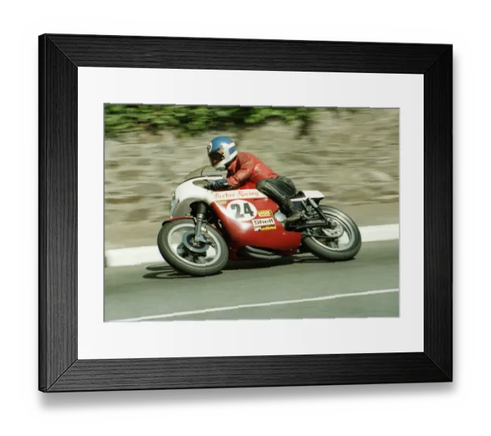 Framed Print : Alistair Frame (BSA) 1984 Formula One TT