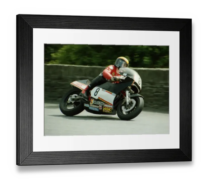 Framed Print : Asa Moyce (Ducati) 1984 Formula One TT Framed Print : Asa Moyce (Ducati) 1984 Formula One TT