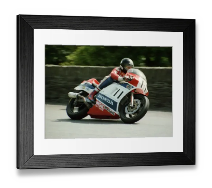 Framed Print : Roger Marshall (Honda) 1984 Formula One TT Framed Print : Roger Marshall (Honda) 1984 Formula One TT