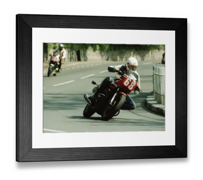 Framed Print : Bill McCormack (Kawasaki) 1984 Production TT Framed Print : Bill McCormack (Kawasaki) 1984 Production TT