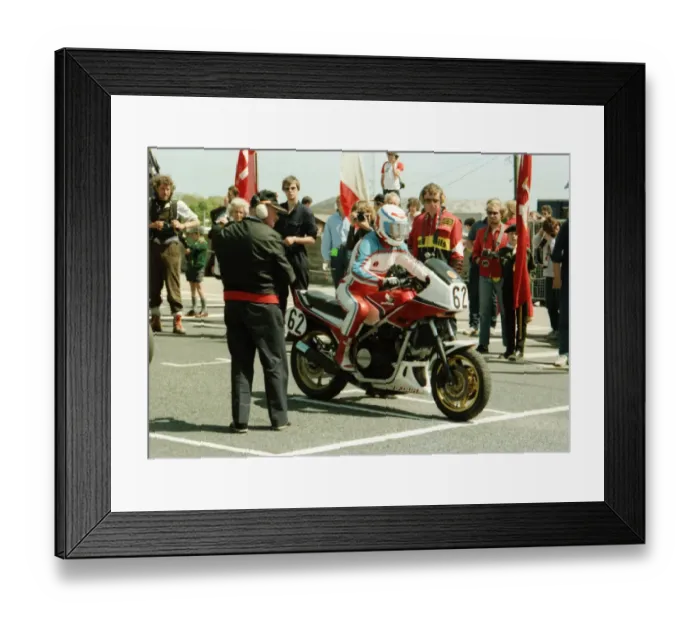 Framed Print : Yvan Beaud (Honda) 1984 Formula One TT Framed Print : Yvan Beaud (Honda) 1984 Formula One TT