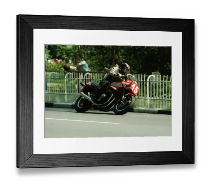 Framed Print : Andy Cooper (Suzuki) 1984 Production TT Framed Print : Andy Cooper (Suzuki) 1984 Production TT