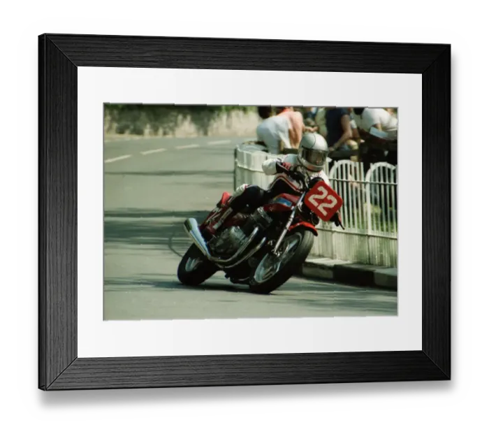 Framed Print : Manfred Stengl (Honda) 1984 Production TT Framed Print : Manfred Stengl (Honda) 1984 Production TT