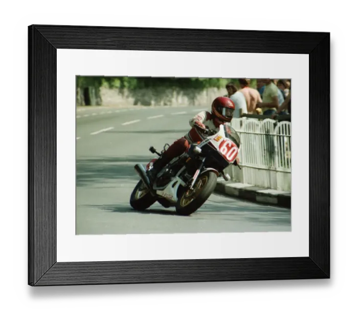 Framed Print : Mick Williams (Honda) 1984 Production TT Framed Print : Mick Williams (Honda) 1984 Production TT