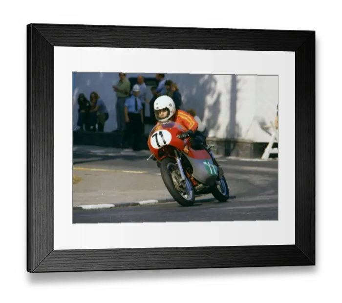 Framed Print : Rich Bool (Ducati) 1975 Lightweight Manx Grand Prix Framed Print : Rich Bool (Ducati) 1975 Lightweight Manx Grand Prix