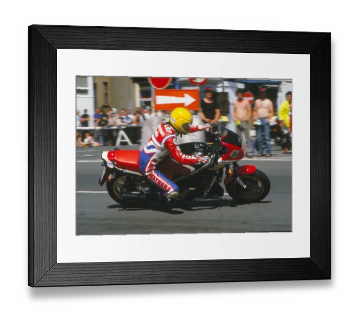 Framed Print : Joey Dunlop (Honda) 1984 Production TT Framed Print : Joey Dunlop (Honda) 1984 Production TT