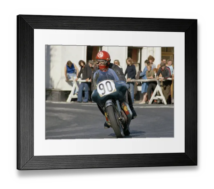 Framed Print : Richard Swallow (Greeves) 1975 Lightweight Manx Grand Prix Framed Print : Richard Swallow (Greeves) 1975 Lightweight Manx Grand Prix