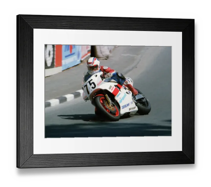 Framed Print : Marc Granie (Yamaha) 1991 Formula One TT Framed Print : Marc Granie (Yamaha) 1991 Formula One TT