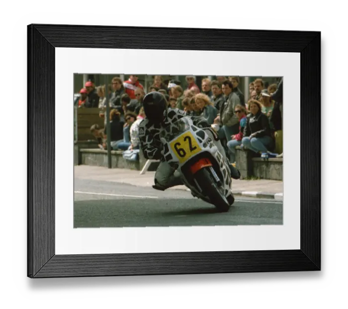 Framed Print : Nigel Bryan (Honda) 1991 Supersport 600 TT Framed Print : Nigel Bryan (Honda) 1991 Supersport 600 TT