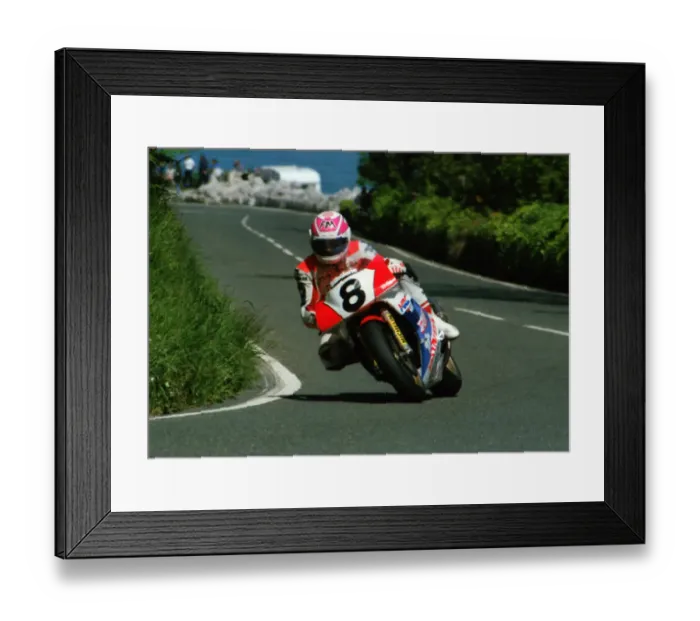 Framed Print : Carl Fogarty (Honda) 1991 Formula One TT Framed Print : Carl Fogarty (Honda) 1991 Formula One TT