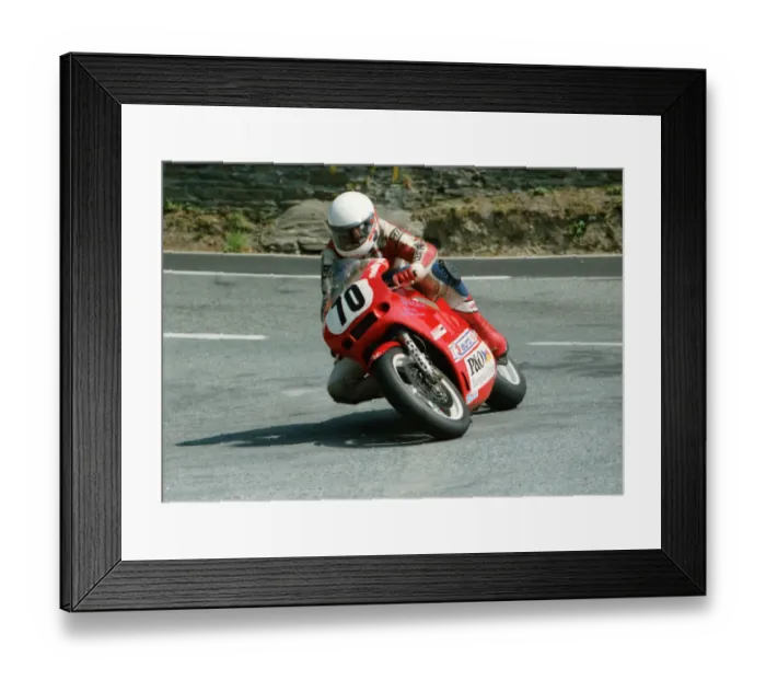 Framed Print : Martin Grein (Bimota YB4) 1991 Senior TT