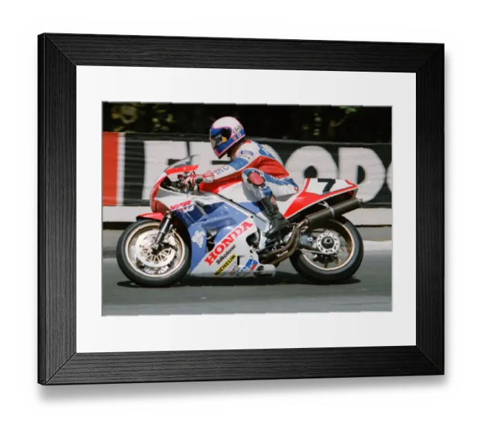 Framed Print : Nick Jefferies (Honda) 1991 Formula One TT Framed Print : Nick Jefferies (Honda) 1991 Formula One TT